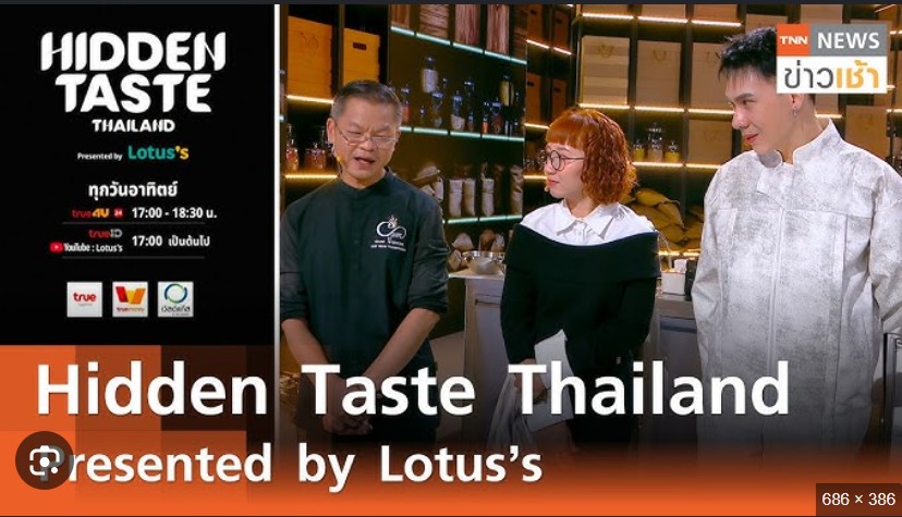 Chef Noom judging Hidden Taste Thailand Presented by Lotus’s